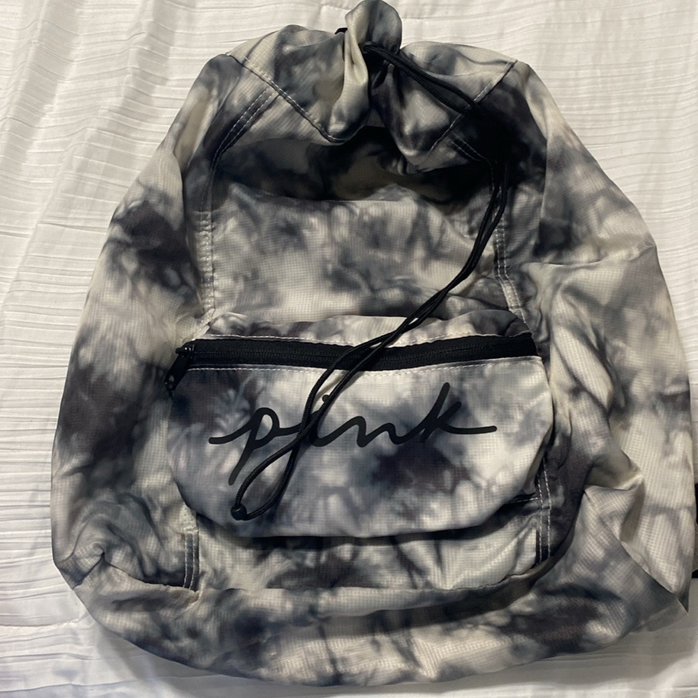 Victoria’s Secret pink, drawstring backpack